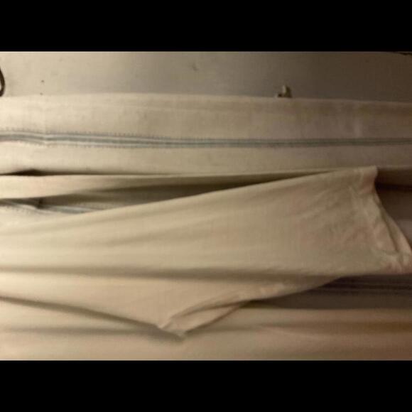 Soft Surroundings Cream tunic with Zipper Back Large - Picture 3 of 7